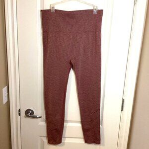 Workout Women's Leggings High Waisted Size 14/16 Dusty Pink Stretchy Activewear